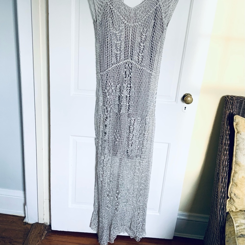 FP Spun Crochet Dress with Cotton Underlay - Picture 4 of 7